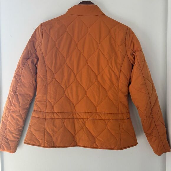 NY&C New York & Company Quilted Zip Jacket – Women’s Small – Burnt Orange - Picture 8 of 11